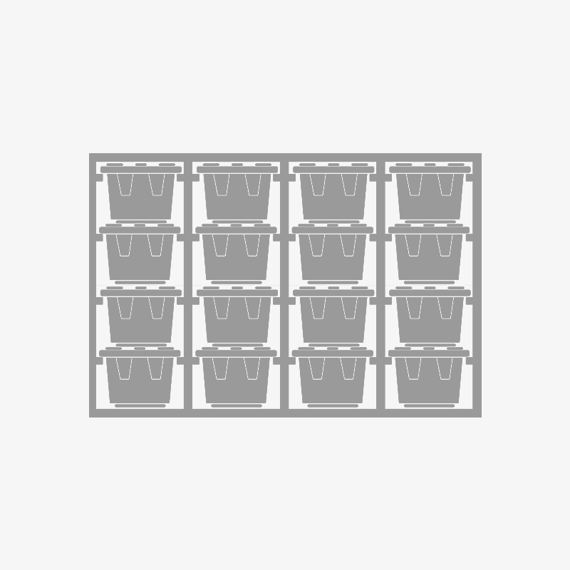 StorageStaxx Storage Series 27 Gallon Bin Holders | Ready-to-Assemble | Free Shipping