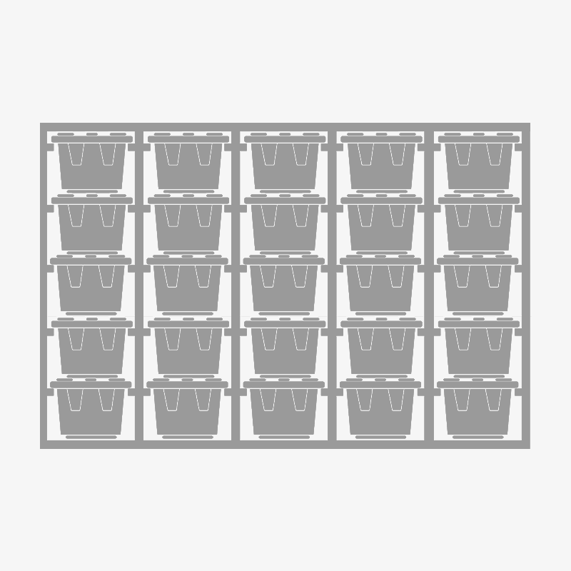 StorageStaxx Storage Series 27 Gallon Bin Holders | Ready-to-Assemble | Free Shipping