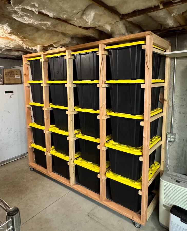 StorageStaxx Storage Series 27 Gallon Bin Holders | Ready-to-Assemble | Free Shipping